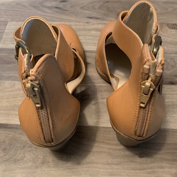 VERA PELLE CAMEL COLORED BOOTIE - Picture 2 of 9